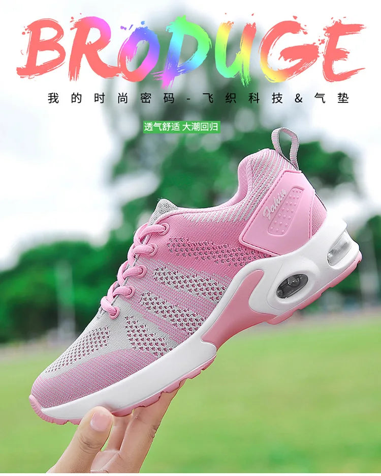 Baskets rétro fille – Chaussures de sport décontractées tricot
