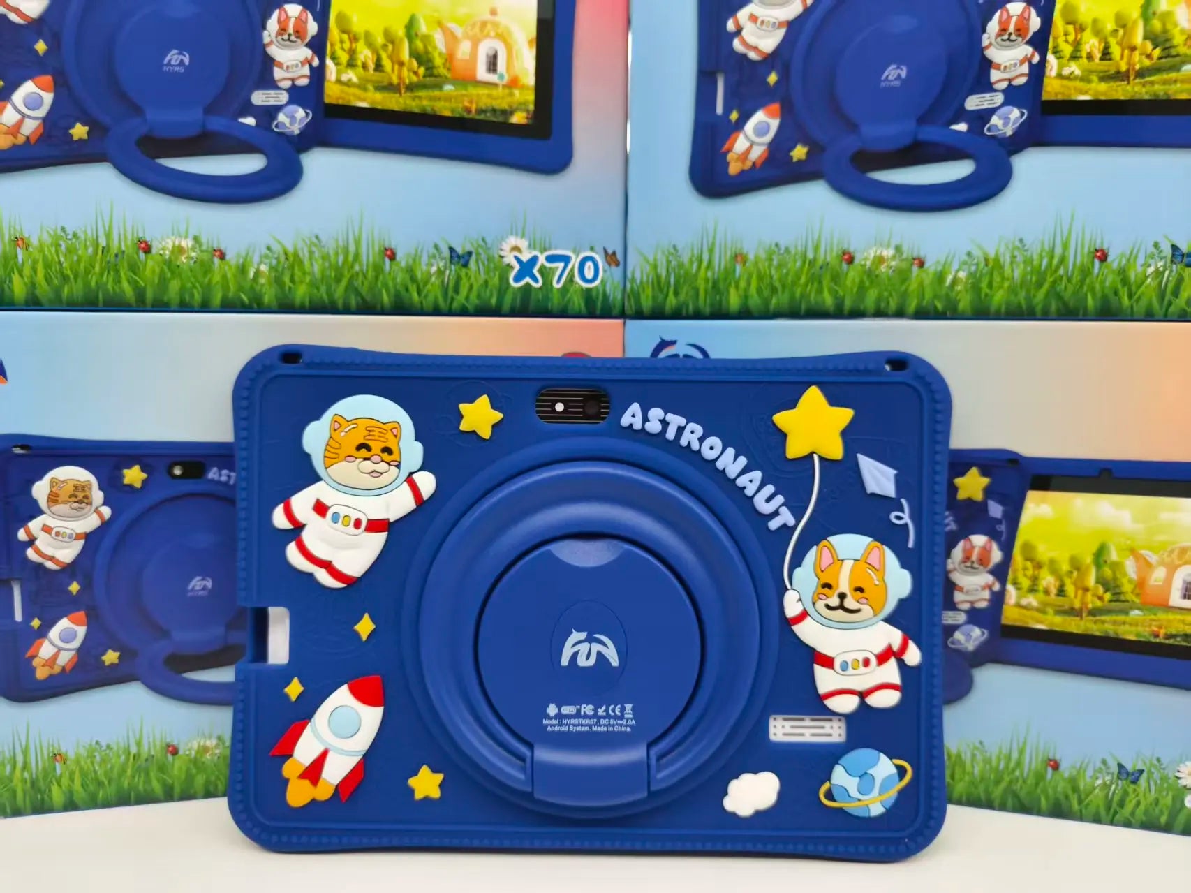 Tablette enfant 7" Android – 12 Go RAM, 256 Go, batterie 5000mAh