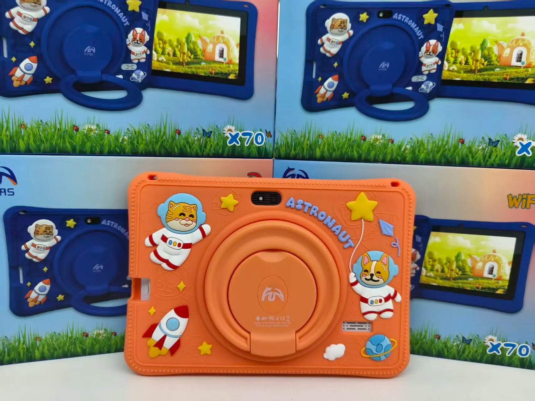 Tablette enfant 7" Android – 12 Go RAM, 256 Go, batterie 5000mAh