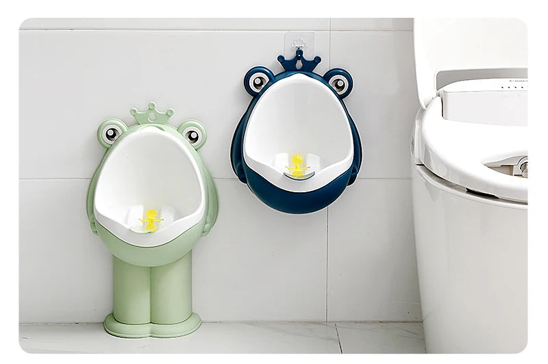 Pot urinoir mural grenouille – Apprentissage propreté (1-6 ans)