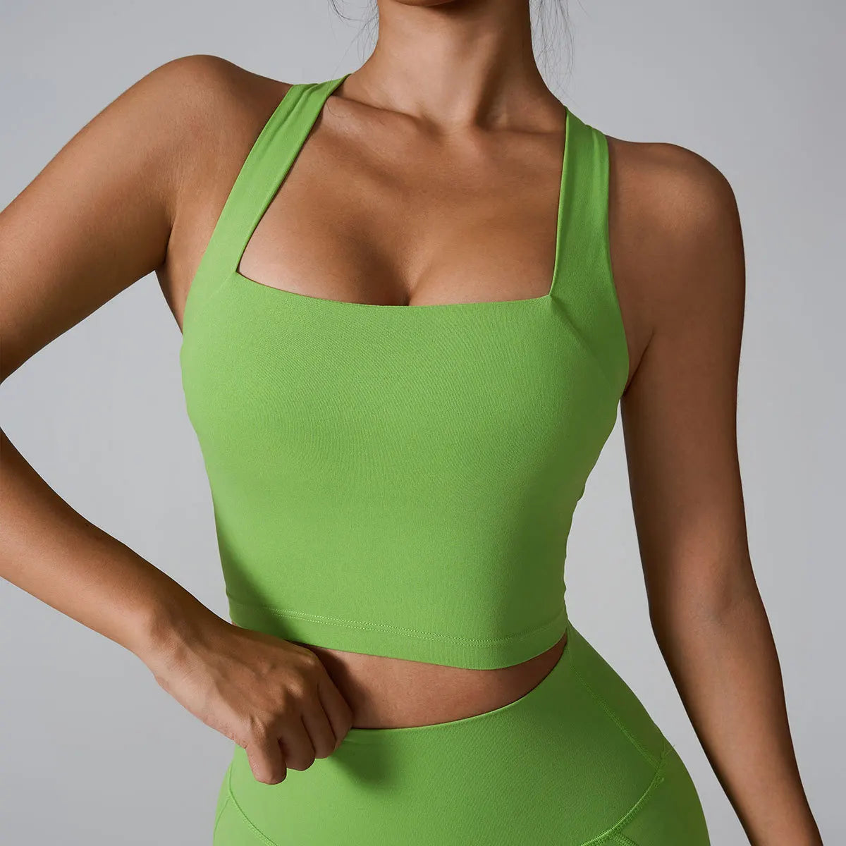 Brassière de sport femme – Anti-vibration, yoga & course