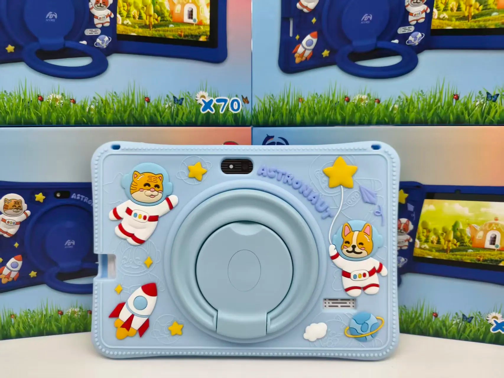 Tablette enfant 7" Android – 12 Go RAM, 256 Go, batterie 5000mAh