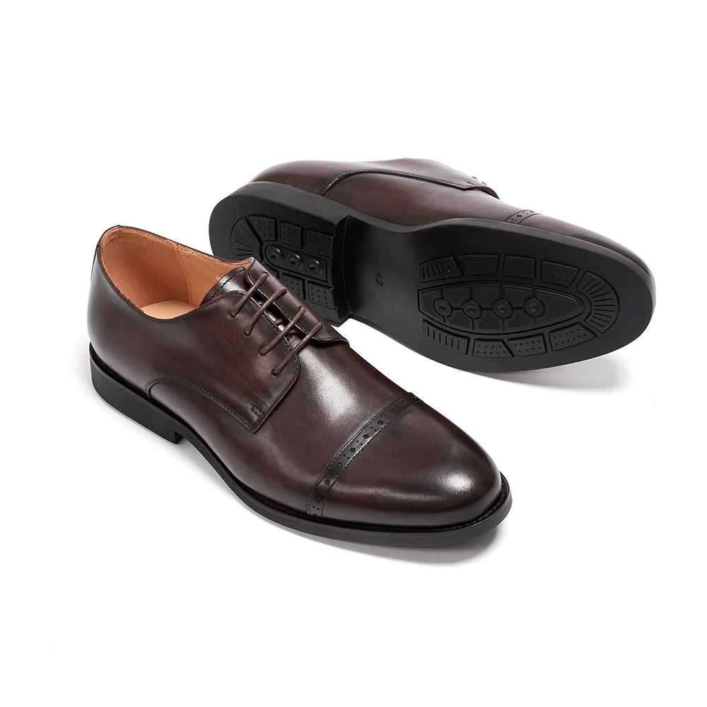 Chaussures Derby en cuir homme – Style britannique classique