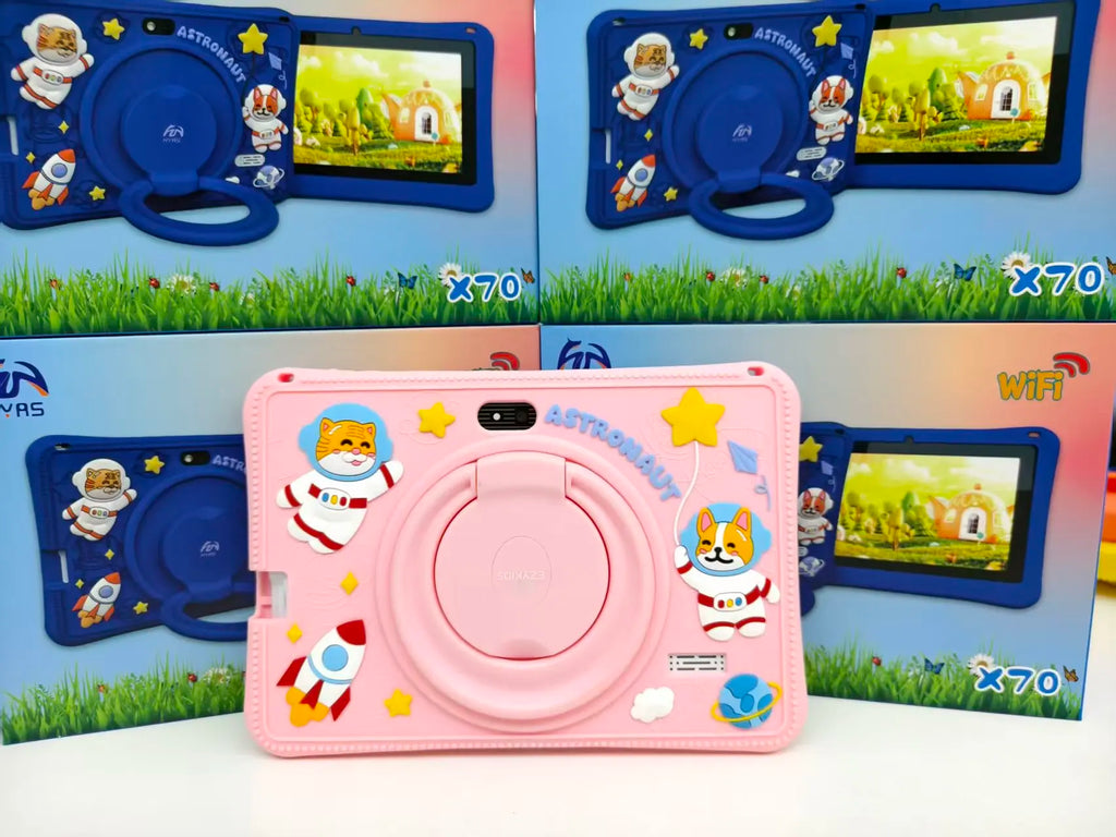 Tablette enfant 7" Android – 12 Go RAM, 256 Go, batterie 5000mAh