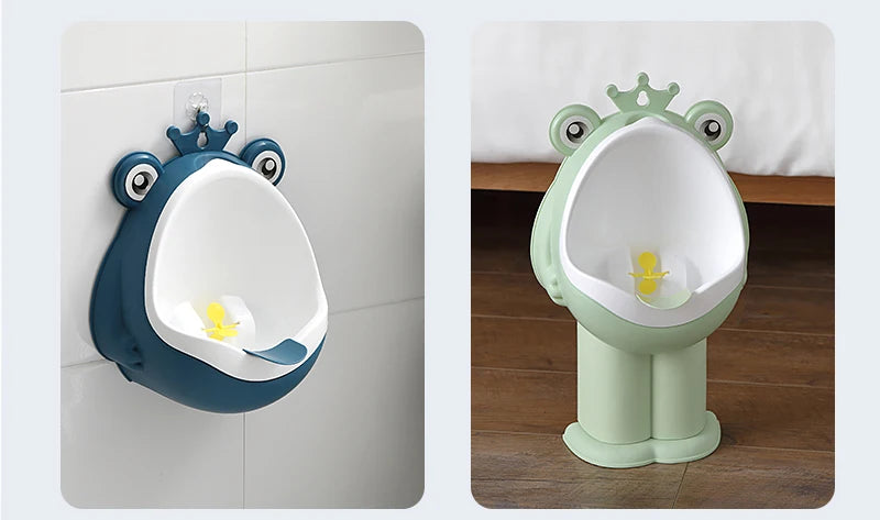 Pot urinoir mural grenouille – Apprentissage propreté (1-6 ans)
