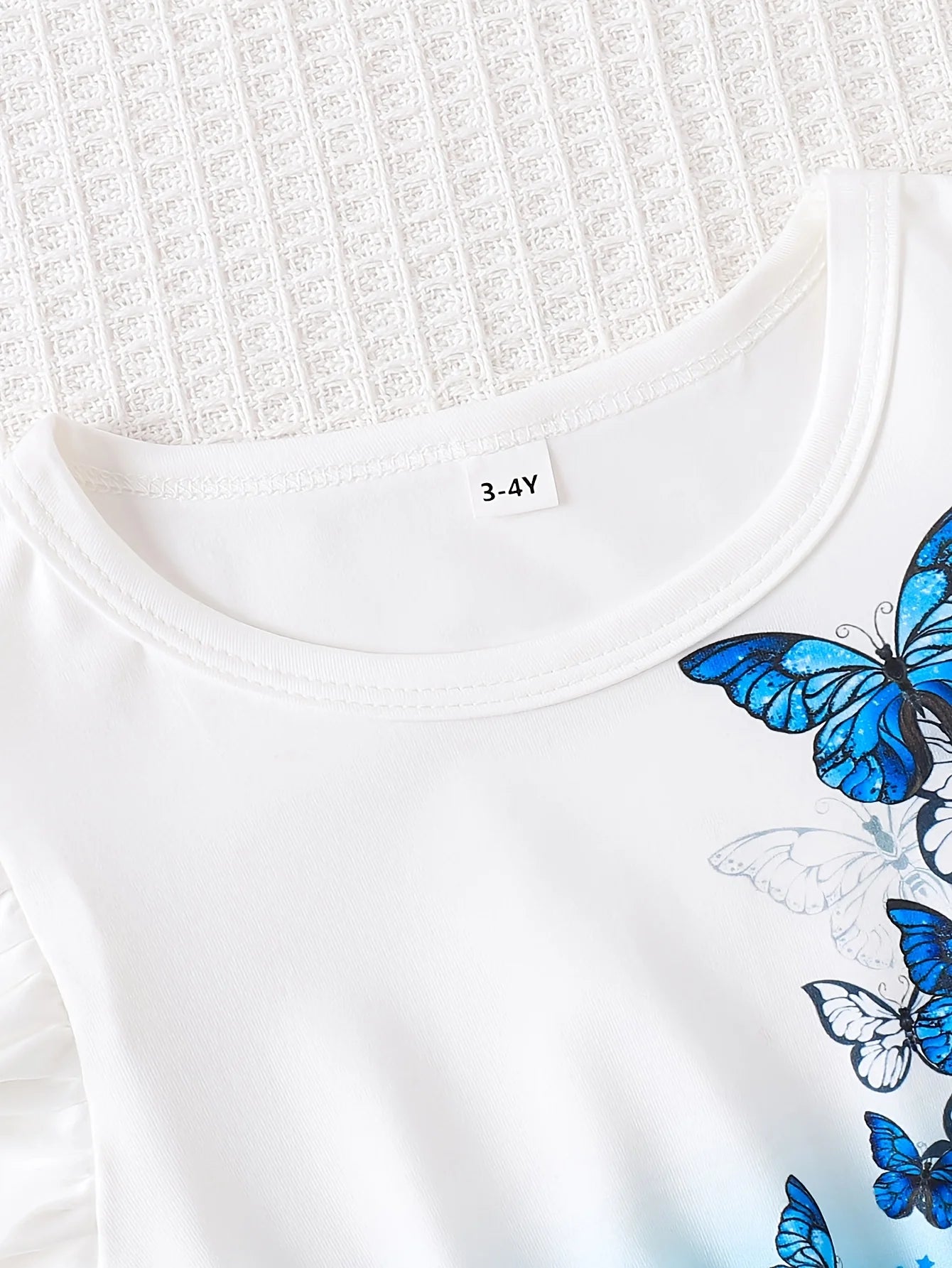 Robe d'été fille – Motif papillon (1-6 ans)