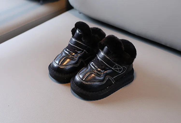 Bottes de neige enfant – Fourrure chaude, impérméable (hiver)