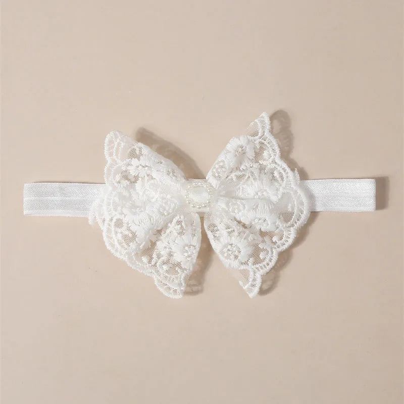 Bandeau dentelle fille – Accessoire photo & fête d'anniversaire