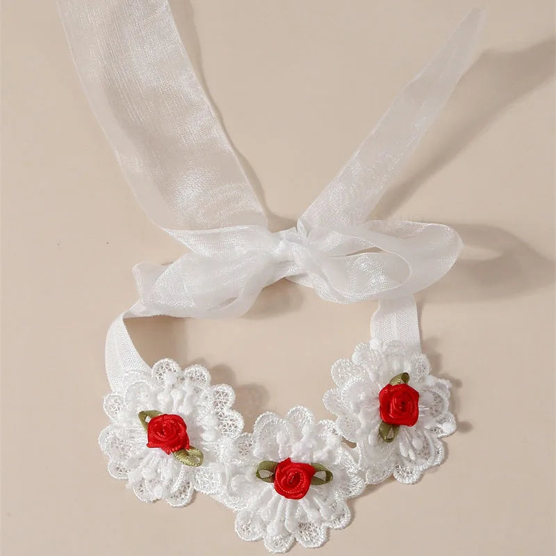 Bandeau dentelle fille – Accessoire photo & fête d'anniversaire