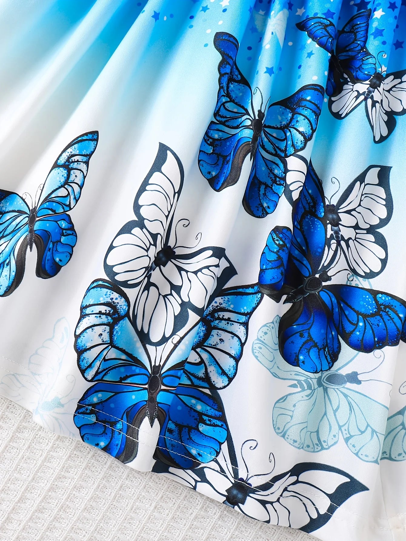 Robe d'été fille – Motif papillon (1-6 ans)