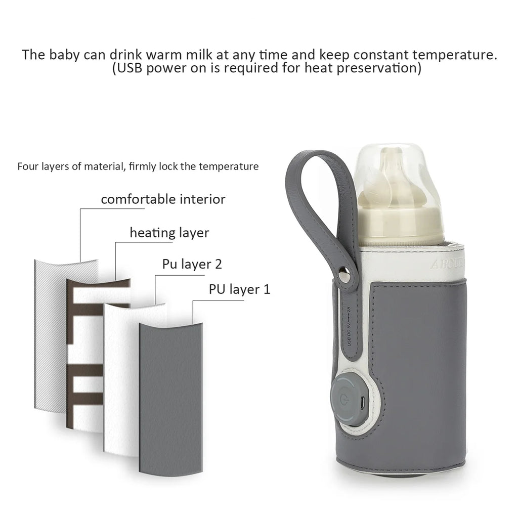 Chauffe-biberon de voyage USB – 3 températures