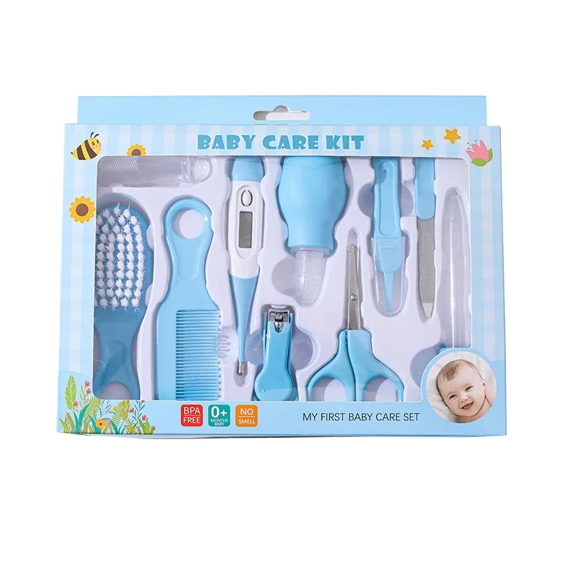 Trousse de soin bébé 10 en 1 – Rose ou Bleu