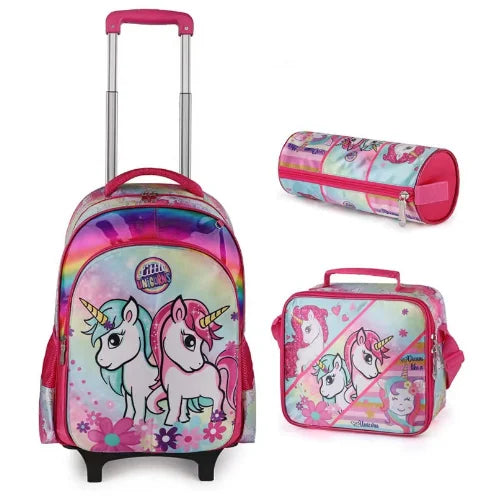 Sac à dos d'école primaire sur roulettes pour enfants, sac à bagages à roulettes, sacs à dos à roulettes pour filles, sac à roulettes SR pour garçons