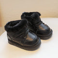 Bottes d'hiver bébé fille – Cuir véritable, semelle souple antidérapante