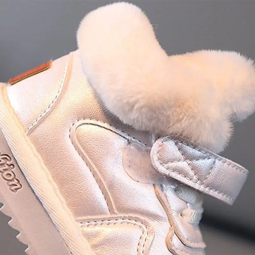 Bottes de neige enfant – Fourrure chaude, impérméable (hiver)