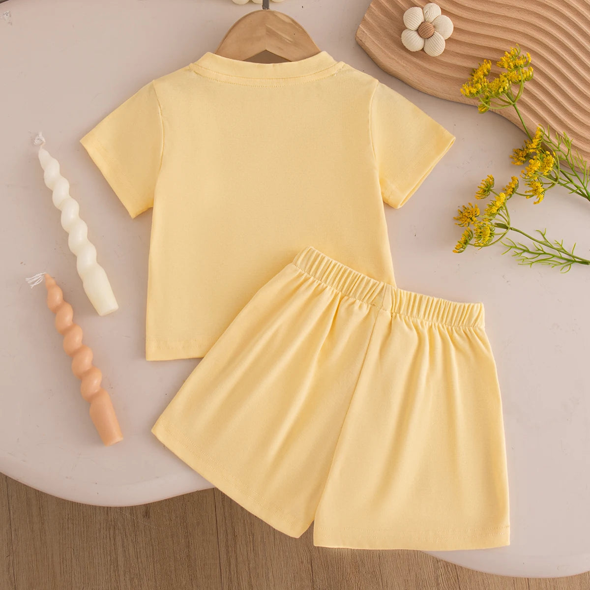 Tenue d'été bébé fille – Ensemble 2 pièces (6 mois – 3 ans)
