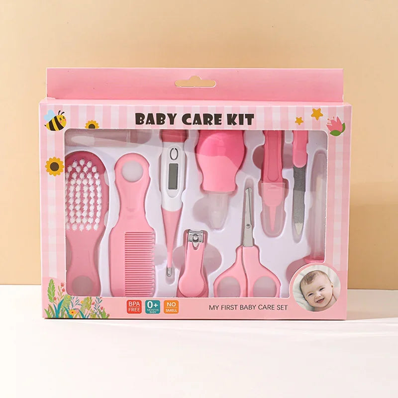 Trousse de soin bébé 10 en 1 – Rose ou Bleu