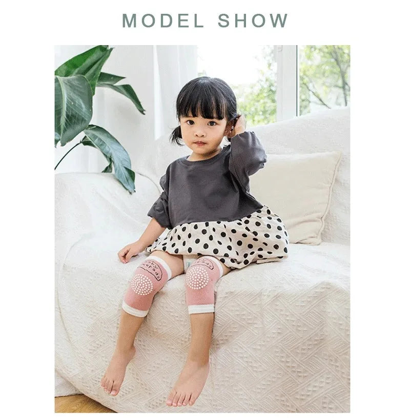 Genouillères & jambières bébé en coton doux (0-6 ans)
