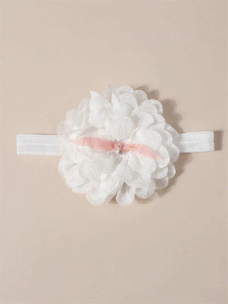 Bandeau dentelle fille – Accessoire photo & fête d'anniversaire