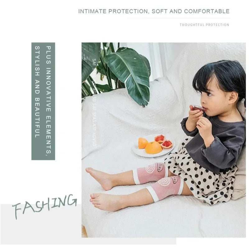Genouillères & jambières bébé en coton doux (0-6 ans)