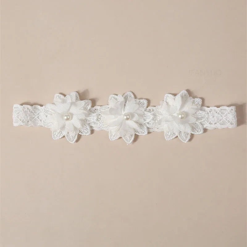 Bandeau dentelle fille – Accessoire photo & fête d'anniversaire