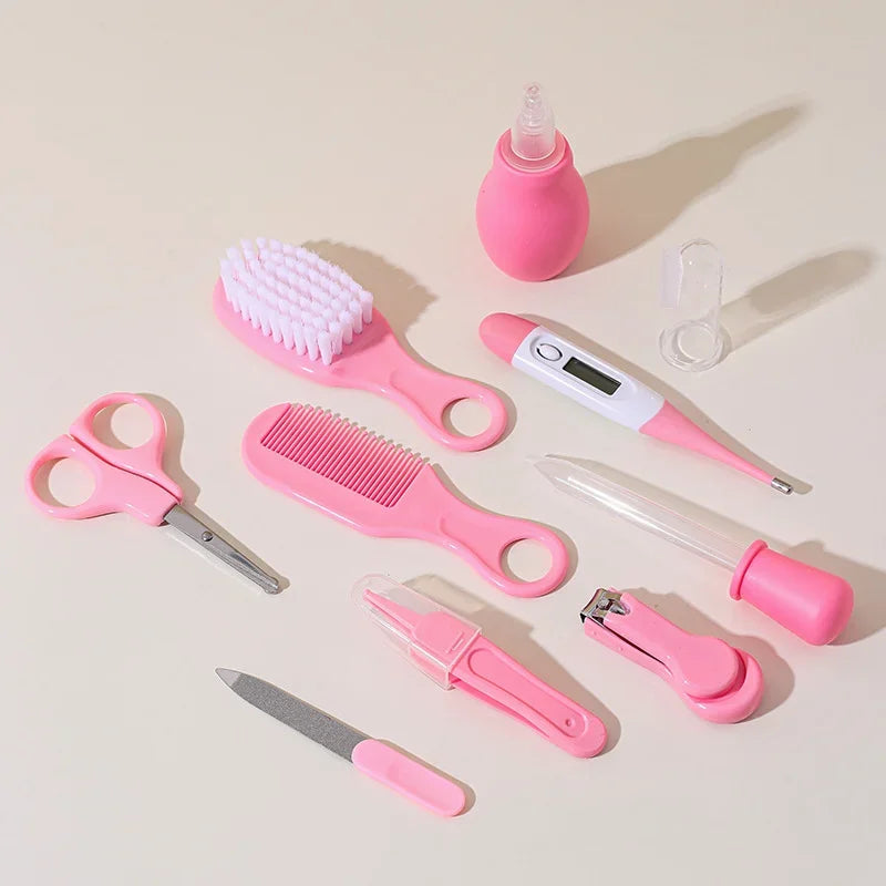 Trousse de soin bébé 10 en 1 – Rose ou Bleu
