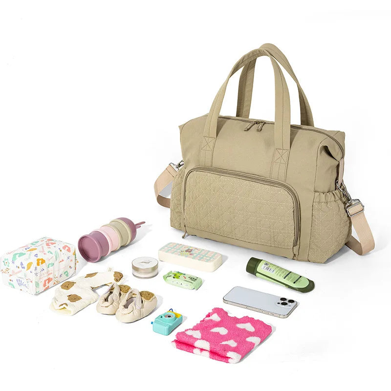 Sac maman personnalisé – Fourre-tout grande capacité avec prénom