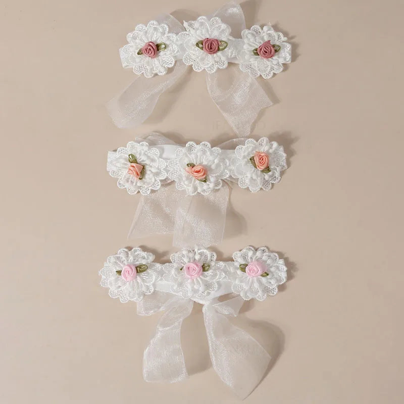 Bandeau dentelle fille – Accessoire photo & fête d'anniversaire