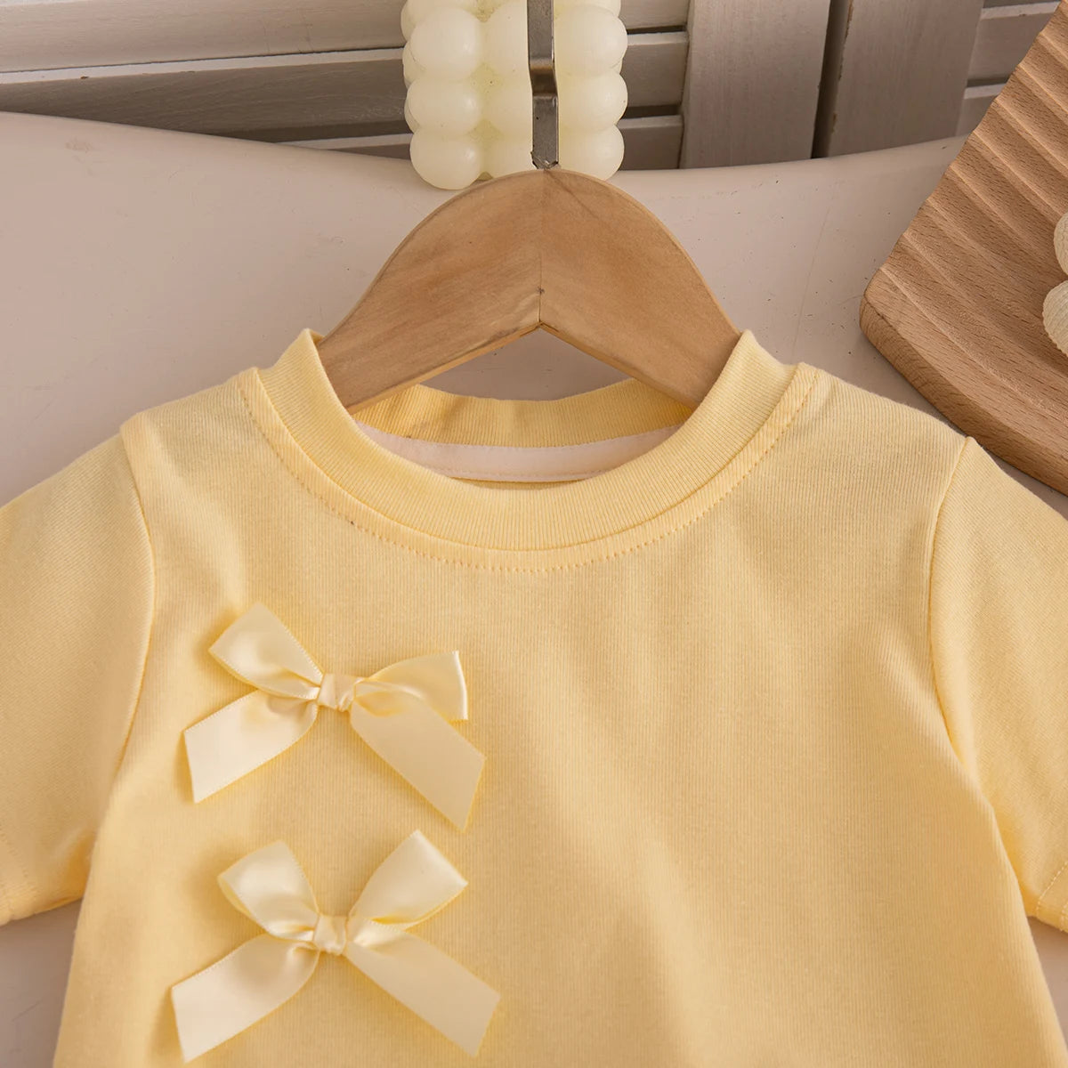Tenue d'été bébé fille – Ensemble 2 pièces (6 mois – 3 ans)