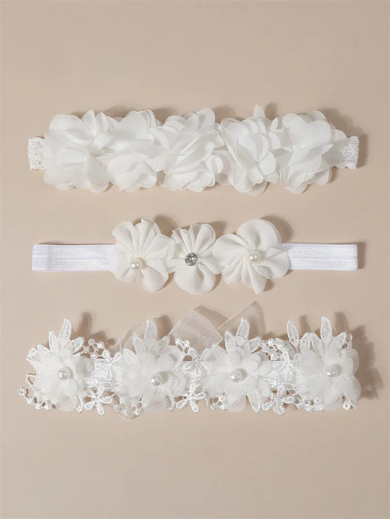 Bandeau dentelle fille – Accessoire photo & fête d'anniversaire