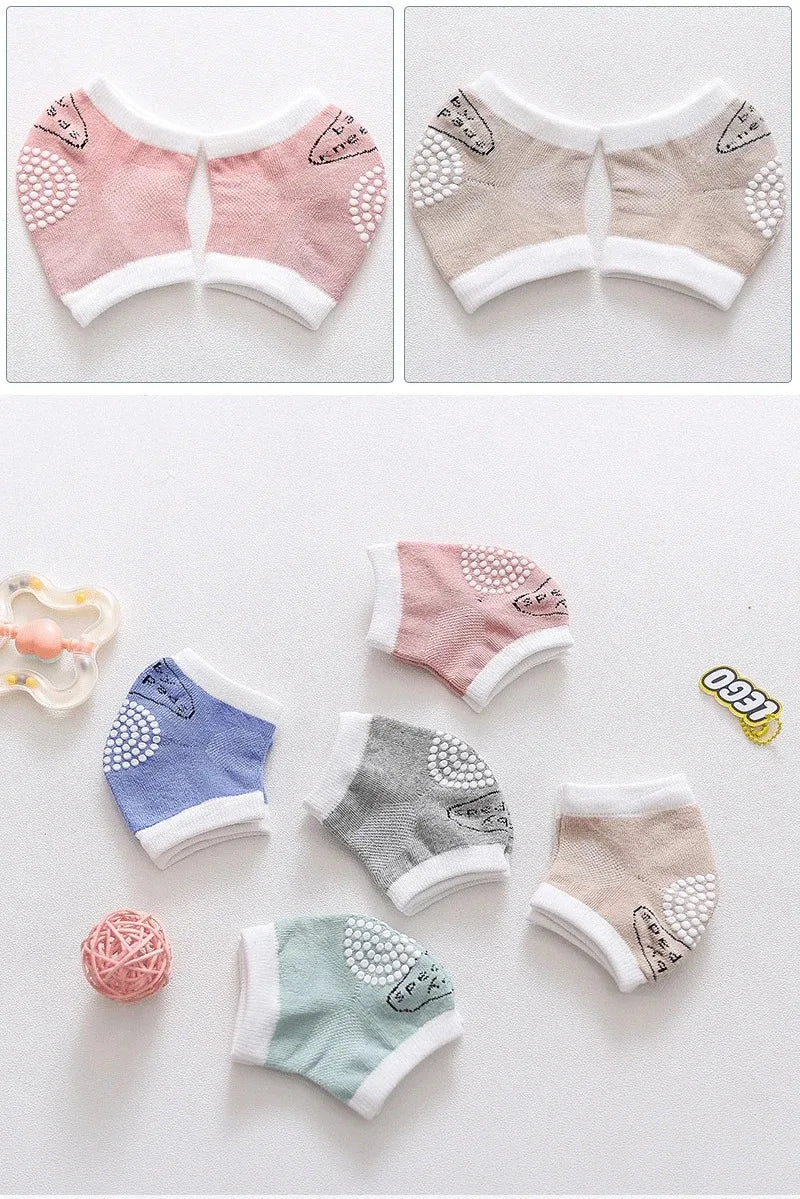 Genouillères & jambières bébé en coton doux (0-6 ans)