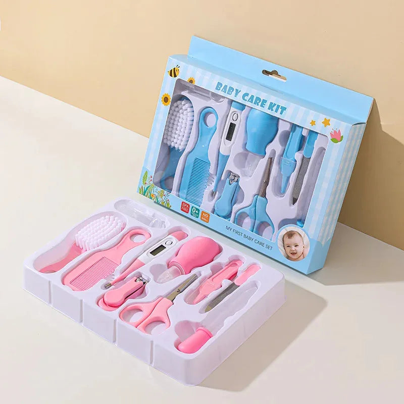 Trousse de soin bébé 10 en 1 – Rose ou Bleu