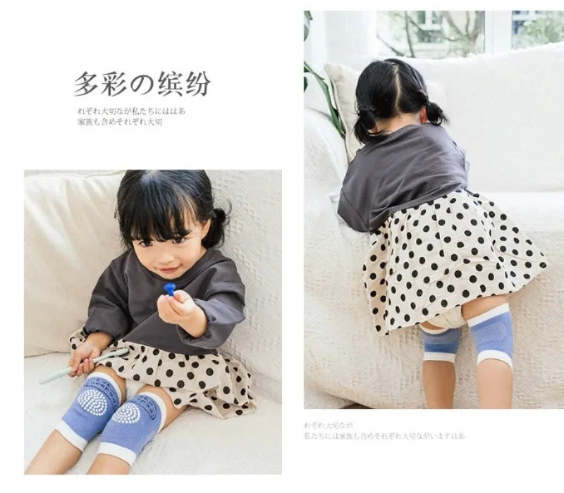Genouillères & jambières bébé en coton doux (0-6 ans)