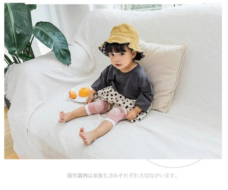 Genouillères & jambières bébé en coton doux (0-6 ans)