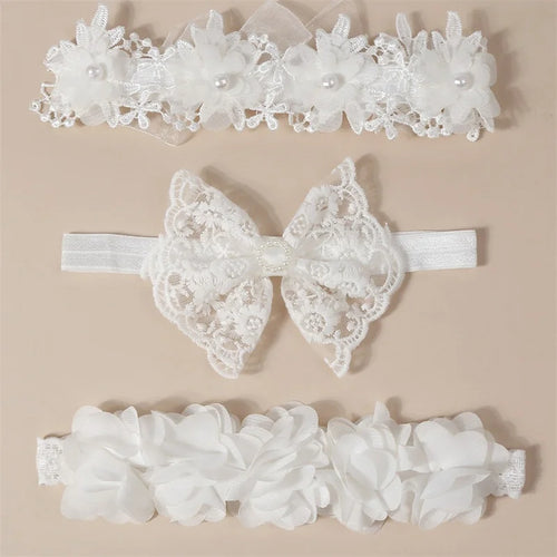 Bandeau dentelle fille – Accessoire photo & fête d'anniversaire