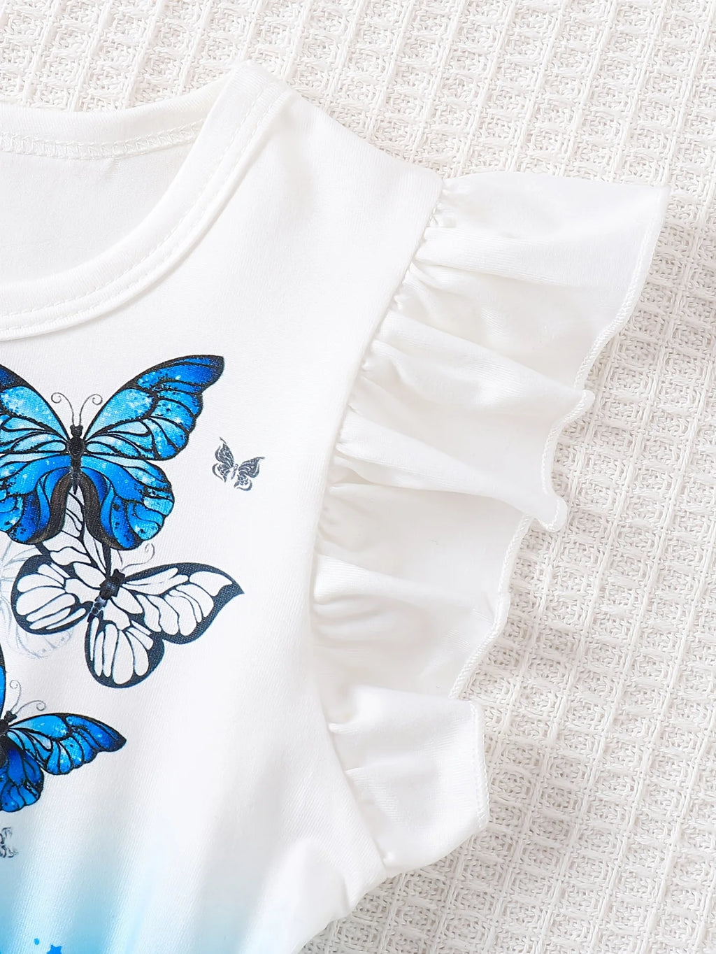 Robe d'été fille – Motif papillon (1-6 ans)