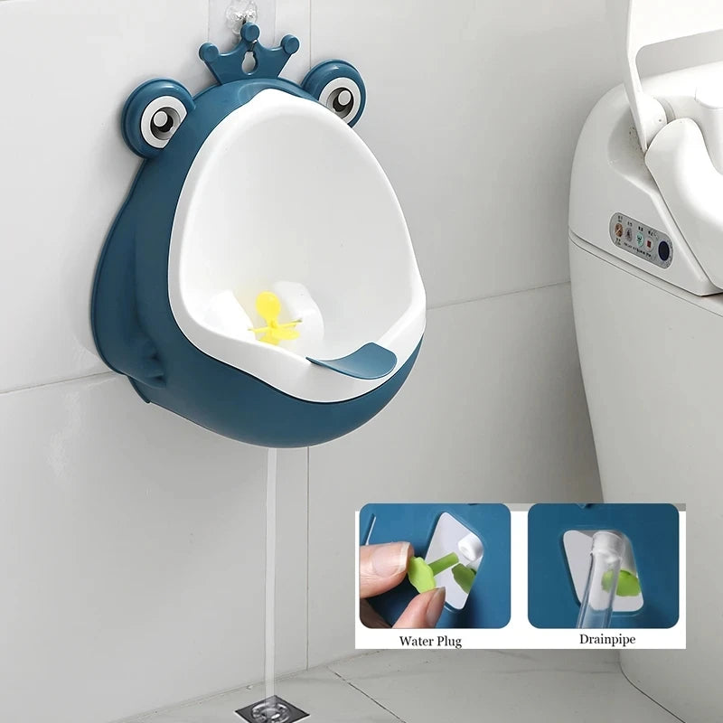 Pot urinoir mural grenouille – Apprentissage propreté (1-6 ans)