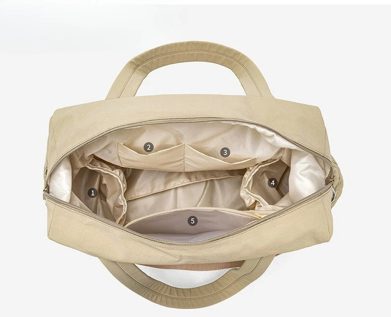 Sac maman personnalisé – Fourre-tout grande capacité avec prénom