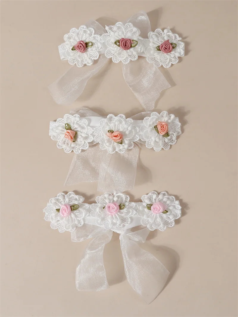 Bandeau dentelle fille – Accessoire photo & fête d'anniversaire