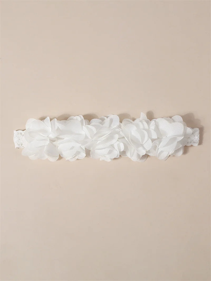 Bandeau dentelle fille – Accessoire photo & fête d'anniversaire