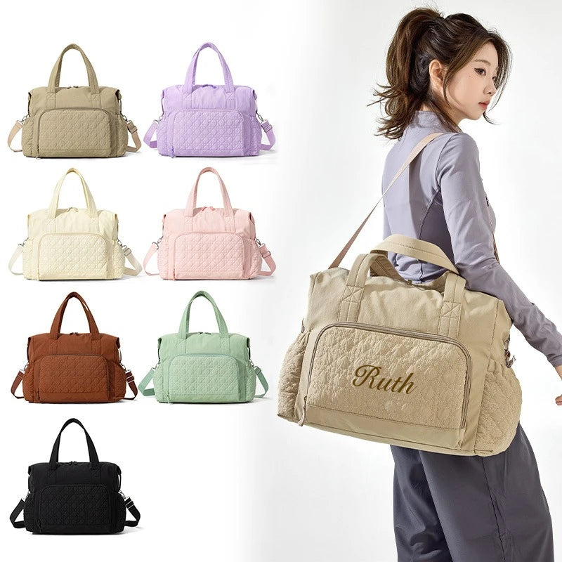 Sac maman personnalisé – Fourre-tout grande capacité avec prénom