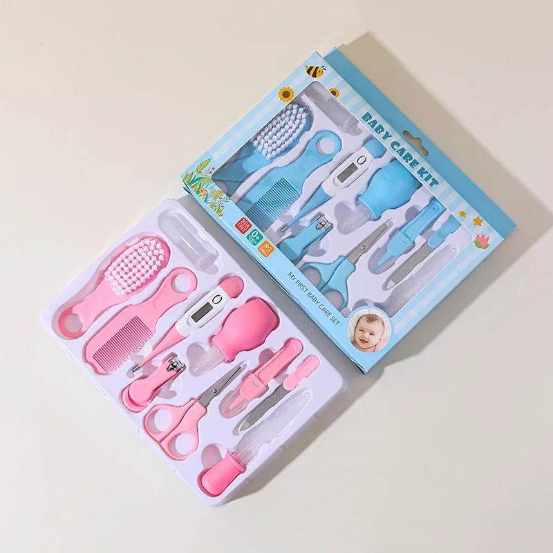Trousse de soin bébé 10 en 1 – Rose ou Bleu
