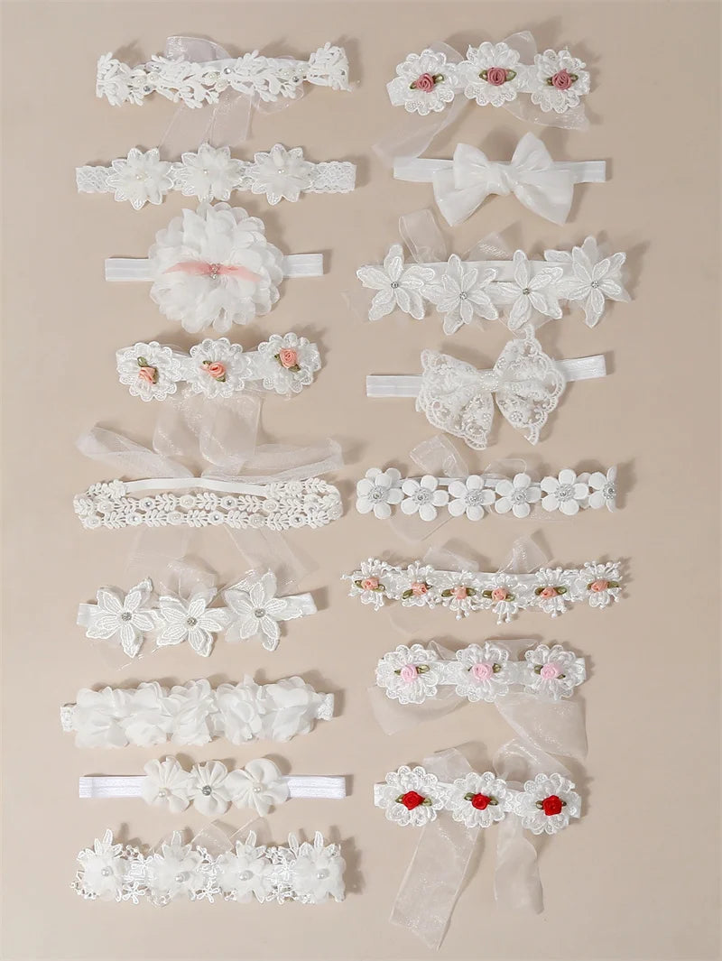 Bandeau dentelle fille – Accessoire photo & fête d'anniversaire